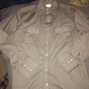 Tan boxed with teal diamonds